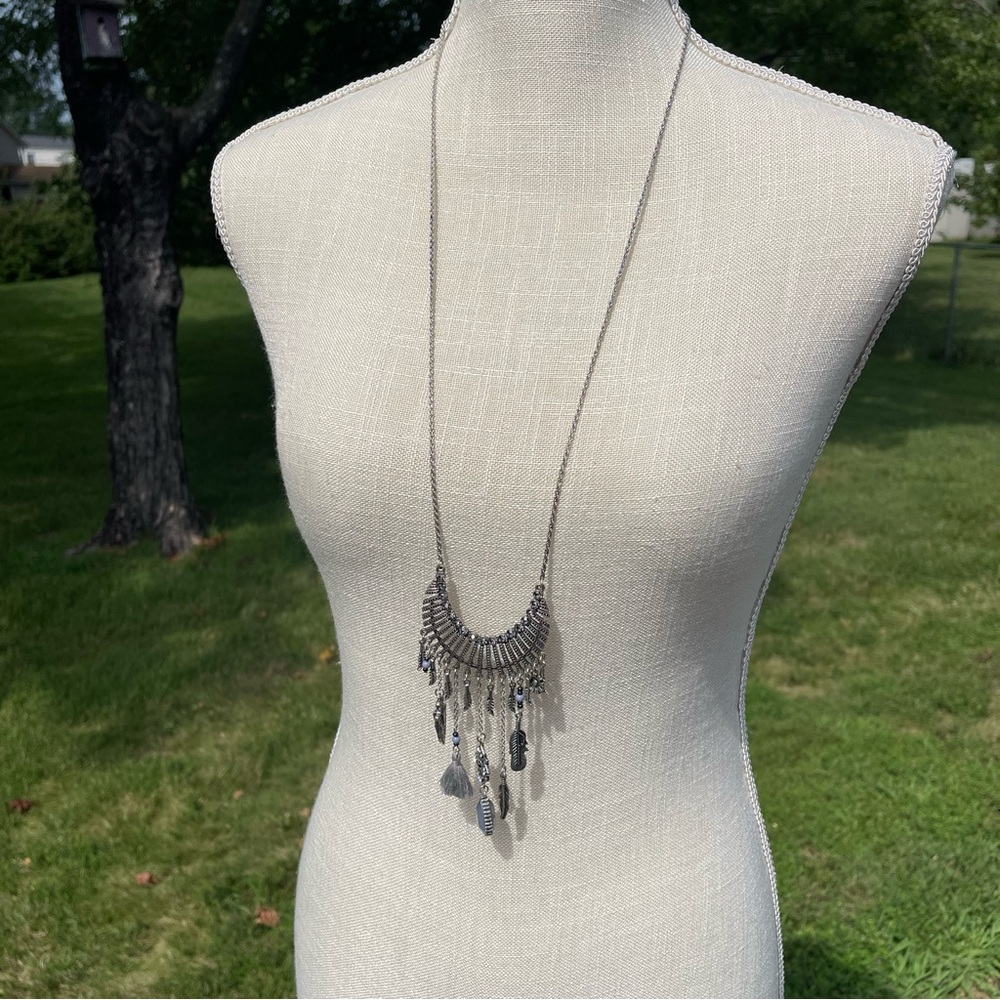 Park Lane Crescent Moon Shaped Charm Necklace